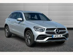 Silver Used 2020 Mercedes GLC220 AMG line SUV | £26,450 (Fair price)