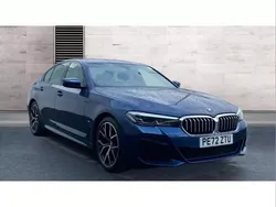 Blue Used 2022 BMW 520 M Sport Sedan | £27,273 (Fair price)