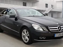 Black Used 2010 Mercedes E350 SE Coupe | £3,999 (Fair price)