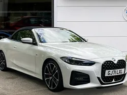 White Used 2021 BMW 420 M Sport Cabriolet | £30,400 (Expensive)