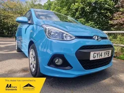 Blue Used 2014 Hyundai i10 SE Hatchback | £4,495 (Fair price)