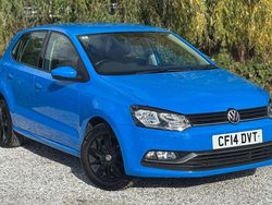 Blue Used 2014 VW Polo SE Hatchback | £4,995 (Fair price)