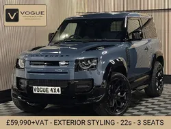 Blue New 2025 Land Rover Defender S SUV | £59,990 (Fair price)