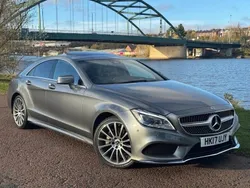 Grey Used 2017 Mercedes CLS350 AMG line Coupe | £21,999 (Expensive)