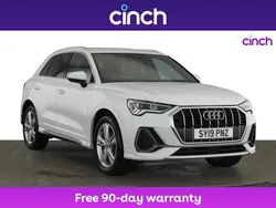 White Used 2019 Audi Q3 S-Line SUV | £22,999 (Fair price)