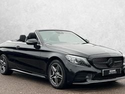 Black Used 2021 Mercedes C200 AMG line Cabriolet | £22,000 (Good price)