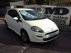 White Used 2012 Fiat Punto S Hatchback | £2,775 (Fair price)