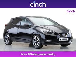 Black Used 2018 Nissan Micra Tekna Hatchback | £7,999 (Expensive)