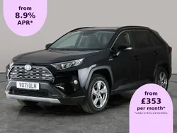 Black Used 2021 Toyota RAV4 Hybrid Design SUV | £23,341 (Fair price)