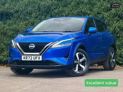 Blue Used 2022 Nissan Qashqai N-Connecta SUV | £16,795 (Fair price)