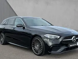 Obsidian black metallic Used 2025 Mercedes C300 AMG Line Premium Plus Estate | £45,890