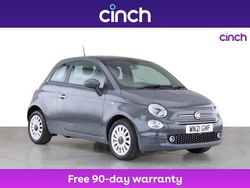 Grey Used 2021 Fiat 500 Lounge Hatchback | £9,649 (Fair price)