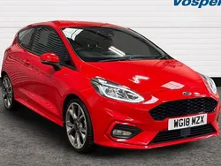 Red Used 2018 Ford Fiesta ST-Line Hatchback | £9,500 (Fair price)