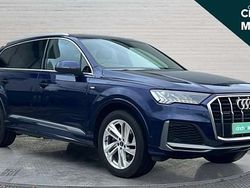 Blue Used 2021 Audi Q7 S-Line SUV | £37,268 (Fair price)