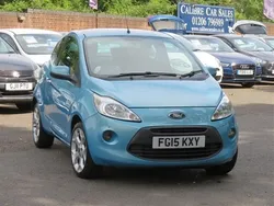 Blue Used 2015 Ford Ka Titanium Hatchback | £5,395 (Fair price)