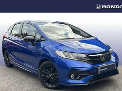 Brilliant sporty blue Used 2018 Honda Jazz Sport Hatchback | £14,500 (Expensive)