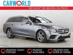 Grey Used 2020 Mercedes E300 AMG line Estate | £23,640 (Expensive)