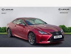 Red Used 2019 Lexus RC300h Sport Line Coupe | £25,986 (Expensive)