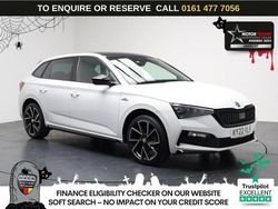 White Used 2022 Skoda Scala Monte Carlo Hatchback | £17,480 (Fair price)