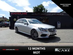 Silver Used 2014 Mercedes E220 AMG Estate | £9,495 (Fair price)