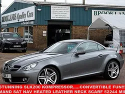 Silver Used 2009 Mercedes SLK200 Cabriolet | £5,495 (Good price)