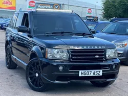 Black Used 2007 Land Rover Range Rover Sport HSE SUV | £5,975 (Fair price)