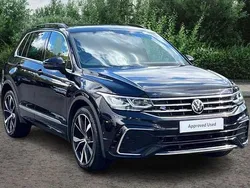 Black Used 2022 VW Tiguan R-line SUV | £27,595 (Expensive)