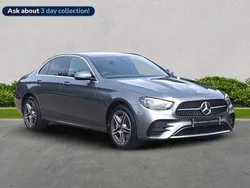Grey Used 2021 Mercedes E300 AMG line Sedan | £26,957 (Good price)