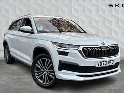 Moon white metallic Used 2023 Skoda Kodiaq LAURIN & KLEMENT SUV | £35,500 (A bit pricey)