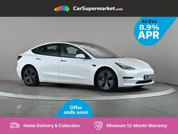 White Used 2021 Tesla Model 3 Long Range Sedan | £19,197 (Fair price)