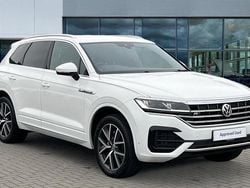White Used 2020 VW Touareg R-line SUV | £29,188 (Fair price)
