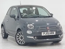 Grey Used 2019 Fiat 500 Lounge Hatchback | £7,998 (Fair price)