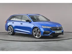 Race blue metallic Used 2023 Skoda Octavia vRS Estate | £28,500 (Expensive)