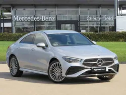 Silver Used 2024 Mercedes CLA250e AMG Line Premium Sedan | £29,000 (Fair price)
