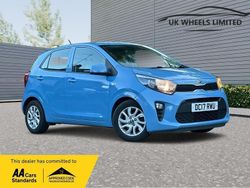 Blue Used 2017 Kia Picanto 2 Hatchback | £7,890 (Fair price)