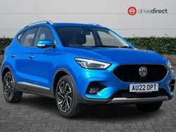 Blue Used 2022 MG ZS Exclusive Sedan | £13,600 (Fair price)