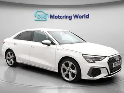 White Used 2023 Audi A3 S-Line Sedan | £19,700 (Good price)