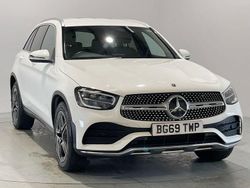 White Used 2019 Mercedes GLC220 AMG line SUV | £23,299 (Fair price)
