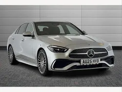 Silver Used 2025 Mercedes C200 AMG Line Premium Plus Sedan | £39,850