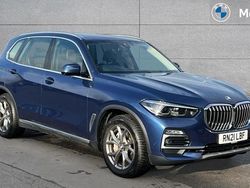 Phytonic blue metallic paint Used 2021 BMW X5 xLine SUV | £36,490 (Fair price)