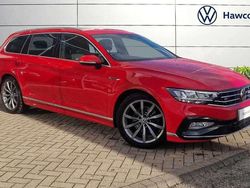 Red Used 2021 VW Passat R-line Estate | £19,995 (A bit pricey)