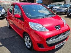 Red Used 2009 Peugeot 107 Hatchback | £3,300 (Fair price)