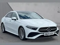 White Used 2024 Mercedes A200 AMG Line Premium Plus Sedan | £28,380 (A bit pricey)