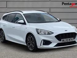 White Used 2020 Ford Focus ST-Line X Estate | £12,495 (Fair price)