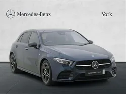 Blue Used 2022 Mercedes A200 AMG Line Premium Hatchback | £20,550 (Fair price)