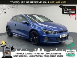 Blue Used 2014 VW Scirocco R-line Coupe | £7,970 (Fair price)