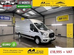 Silver Used 2024 Ford Transit Limited Van | £18,995 (A bit pricey)