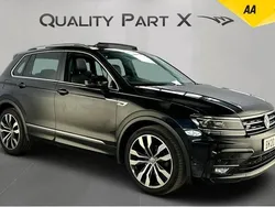 Black Used 2020 VW Tiguan R-line SUV | £19,450 (Good price)
