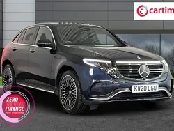 Blue Used 2020 Mercedes EQC400 AMG line SUV | £25,990 (A bit pricey)