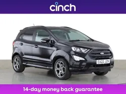 Black Used 2022 Ford Ecosport ST-Line SUV | £10,999 (Fair price)